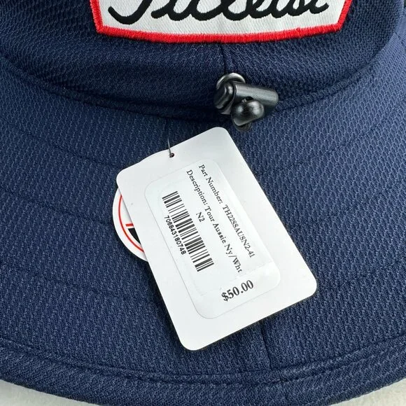 NEW Titleist Tour Aussie Golf Bucket Hat - Navy/White N2 - Picture 5 of 6